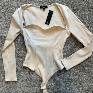 Lulus Thong Sweetheart Body Suit NWT.